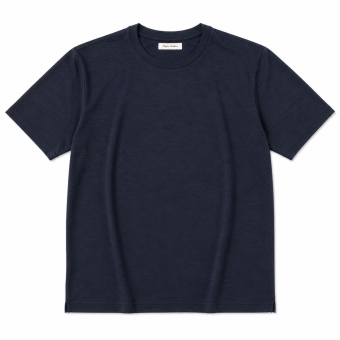 Limited Edition - Giorgio Ballerini - 6060 491Italien Wool | T-shirt 491 Navy