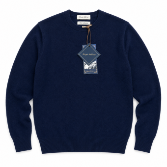 Limited Edition - Due Signori - Cashmere sweater | Strik Navy