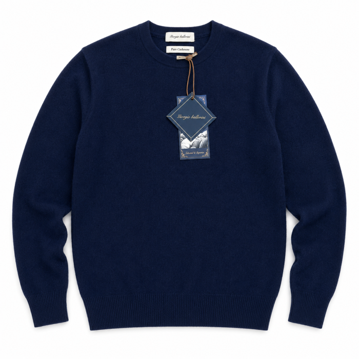 Limited Edition - Due Signori - Cashmere sweater | Strik Navy