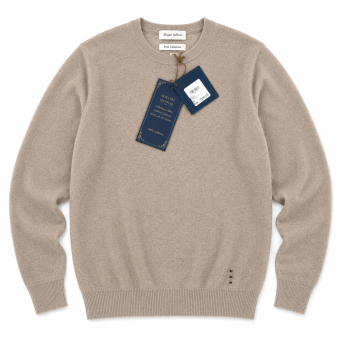 Limited Edition - Due Signori - Cashmere sweater | Strik Sand
