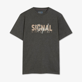 Signal - Signal - Owen print | T-shirt Brown Coffee 