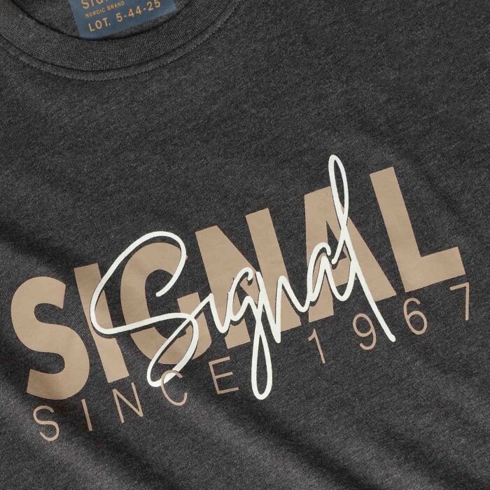 Signal - Signal - Owen print | T-shirt Brown Coffee 