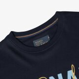 Signal - Signal - Owen print | T-shirt Deep Marine Signal - Signal - Owen print | T-shirt Deep Marine