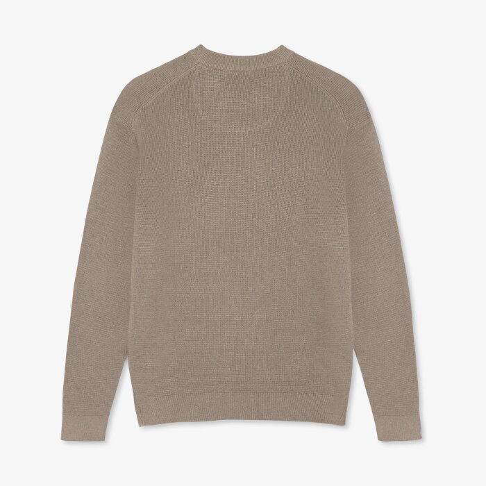 Signal - Signal - Colton V-stitch crew | Strik Brown Otter Mel