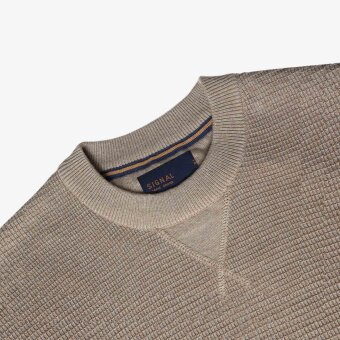 Signal - Signal - Colton V-stitch crew | Strik Brown Otter Mel