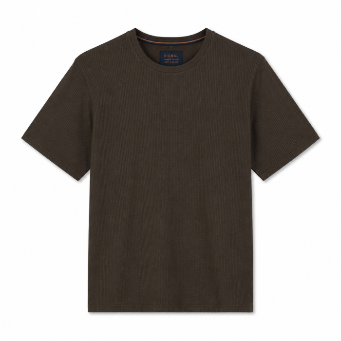 Signal - Signal - Eddy | T-shirt Brown Coffe Melange