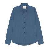LES DEUX - Les Deux - Soft flannel shirt | Skjorte India Ink Blue LES DEUX - Les Deux - Soft flannel shirt | Skjorte India Ink Blue