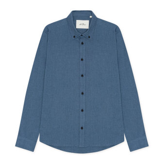 LES DEUX - Les Deux - Soft flannel shirt | Skjorte India Ink Blue