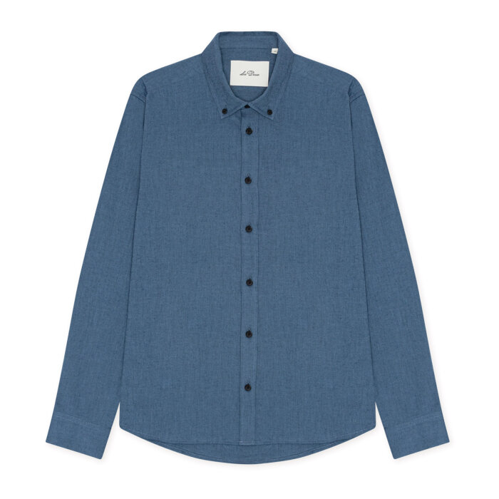LES DEUX - Les Deux - Soft flannel shirt | Skjorte India Ink Blue