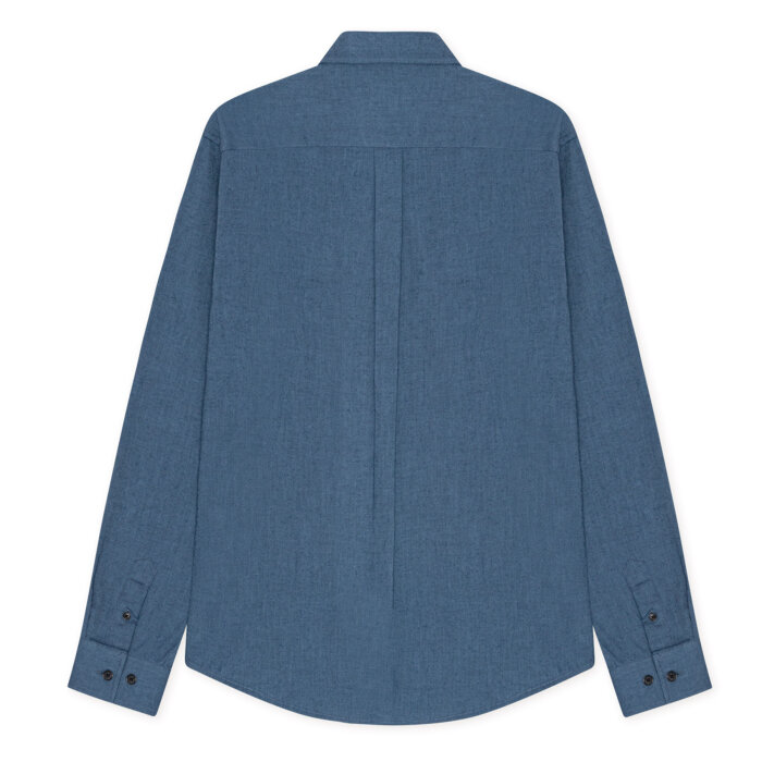 LES DEUX - Les Deux - Soft flannel shirt | Skjorte India Ink Blue