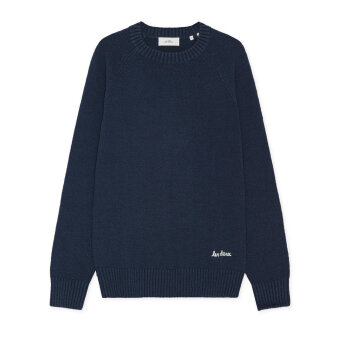 LES DEUX - Les Deux - Boucle roundneck knit | Strik Dark Navy