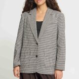 ICHI ( Dame ) - ICHI - IHLUBANA | BLAZER GREY CHECK ICHI ( Dame ) - ICHI - IHLUBANA | BLAZER GREY CHECK