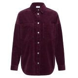 Pulz Jeans ( Dame ) - PULZ - PZSALLY LS | FLØJLS SKJORTE WINETASTI Pulz Jeans ( Dame ) - PULZ - PZSALLY LS | FLØJLS SKJORTE WINETASTI