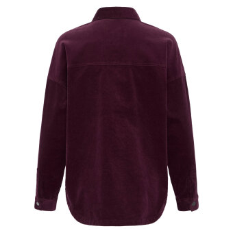 Pulz Jeans ( Dame )  - PULZ - PZSALLY | FLØJLS SKJORTE WINETASTI