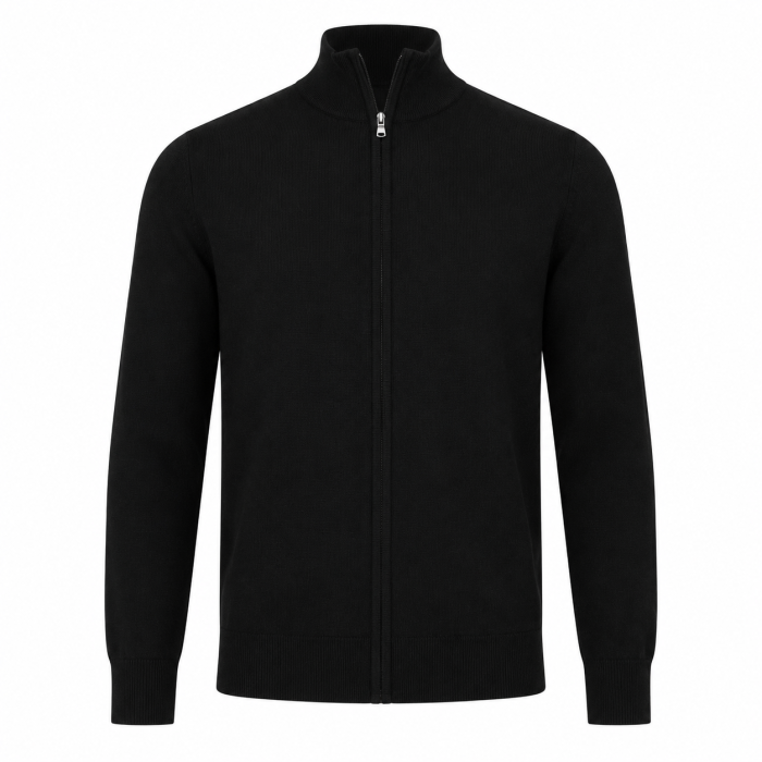 Limited Edition - Limited Edition - Wool zip | Cardigan Black