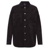 Pulz Jeans ( Dame ) - PULZ - PZSALLY LS | FLØJLS SKJORTE ESPRESSO Pulz Jeans ( Dame ) - PULZ - PZSALLY LS | FLØJLS SKJORTE ESPRESSO