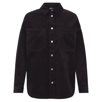 Pulz Jeans ( Dame )  - PULZ - PZSALLY LS | FLØJLS SKJORTE ESPRESSO