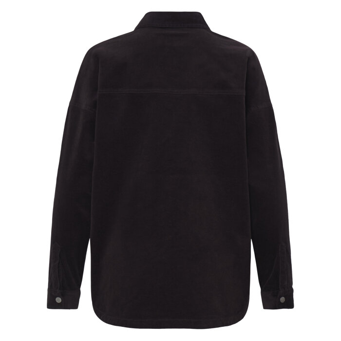 Pulz Jeans ( Dame )  - PULZ - PZSALLY LS | FLØJLS SKJORTE ESPRESSO