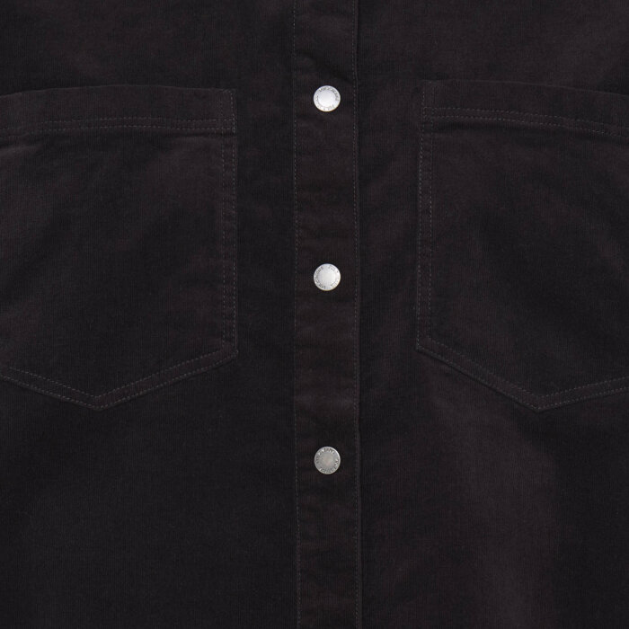 Pulz Jeans ( Dame )  - PULZ - PZSALLY LS | FLØJLS SKJORTE ESPRESSO