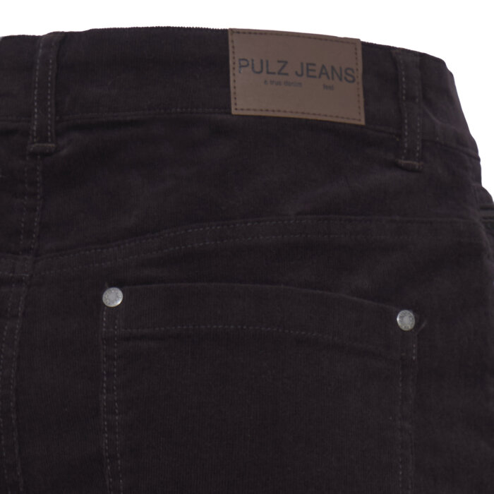 Pulz Jeans ( Dame )  - PULZ - PZSALLY | FLØJLS BUKSER ESPRESSO