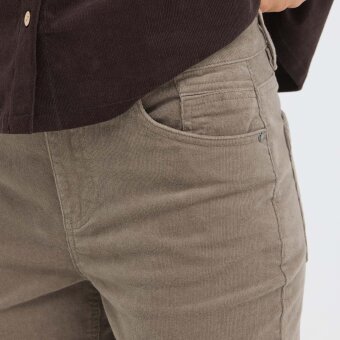 Pulz Jeans ( Dame )  - PULZ - PZSALLY PA | FLØJLS BUKSER WALNUT