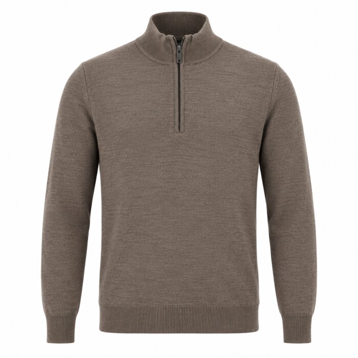Limited Edition - Limited Edition - Yarn 1/2 Zip | Strik Brown