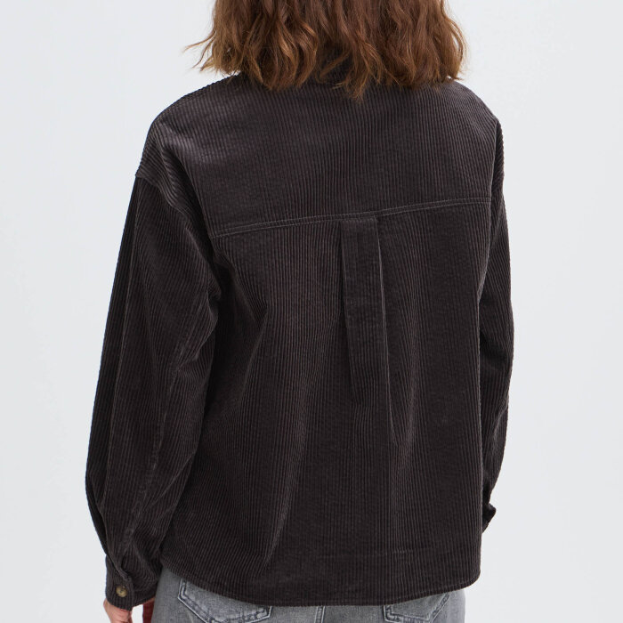Pulz Jeans ( Dame )  - PULZ - PZESSY | FLØJLS OVERSHIRT ESPRESSO