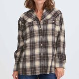 Pulz Jeans ( Dame ) - PULZ - PZKAMMA OVERSIZED | SKJORTE BEIGE ESPR Pulz Jeans ( Dame ) - PULZ - PZKAMMA OVERSIZED | SKJORTE BEIGE ESPR