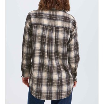 Pulz Jeans ( Dame )  - PULZ - PZKAMMA OVERSIZED | SKJORTE BEIGE ESPR