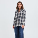 Pulz Jeans ( Dame ) - PULZ - PZKAMMA OVERSIZED | SKJORTE BLUE BEIGE Pulz Jeans ( Dame ) - PULZ - PZKAMMA OVERSIZED | SKJORTE BLUE BEIGE