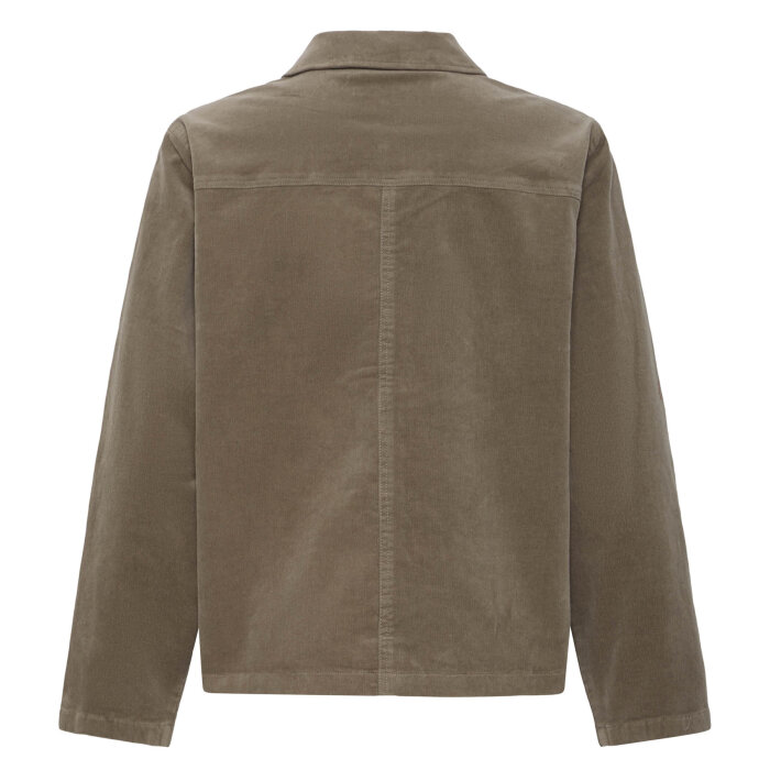 Pulz Jeans ( Dame )  - PULZ - PZSALLY CASUAL JACKET | FLØJLSJAKKE WALNUT