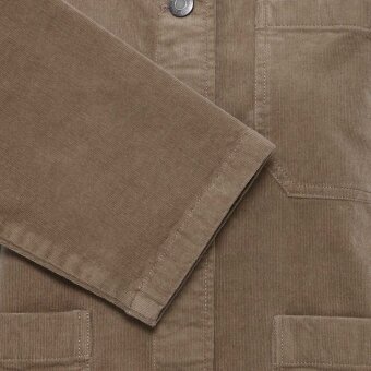 Pulz Jeans ( Dame )  - PULZ - PZSALLY CASUAL JACKET | FLØJLSJAKKE WALNUT