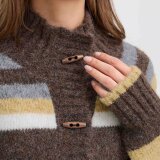 Pulz Jeans ( Dame ) - PULZ - PZGEORGIE | CARDIGAN DARK BROWN Pulz Jeans ( Dame ) - PULZ - PZGEORGIE | CARDIGAN DARK BROWN