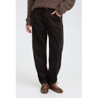 Pulz Jeans ( Dame )  - PULZ - PZESSY | FLØJLSBUKSER ESPRESSO