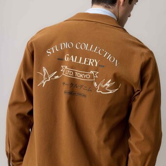 Mos Mosh Gallery - Mos Mosh - Bassey Tokio jacket | Overshirt Cocoa Brown