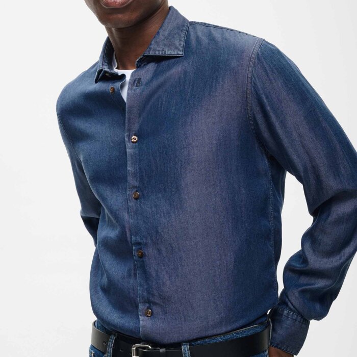 Matinique - Matinique - Marc shirt | Denim Skjorte Washed Denim