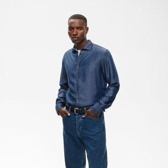 Matinique - Matinique - Marc shirt | Denim Skjorte Washed Denim