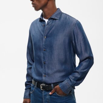 Matinique - Matinique - Marc shirt | Denim Skjorte Washed Denim
