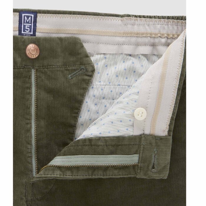 Meyer - Meyer - M5 Move pants 6598 28 | Fløjls Chino Green