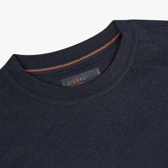 Signal - Signal - EddySI Tee | T-shirt Mid Blue Melange