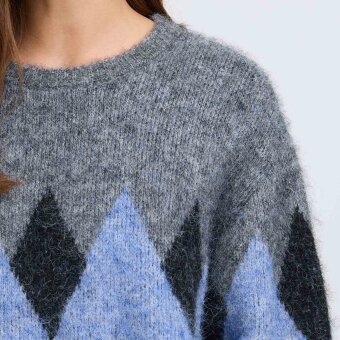 Pulz Jeans ( Dame )  - PULZ - PZESTEL | STRIK GREY MELANGE