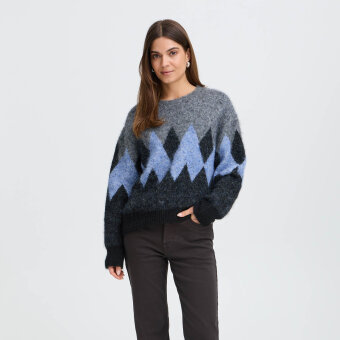 Pulz Jeans ( Dame )  - PULZ - PZESTEL | STRIK GREY MELANGE
