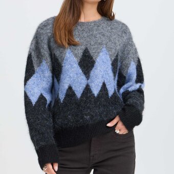 Pulz Jeans ( Dame )  - PULZ - PZESTEL | STRIK GREY MELANGE