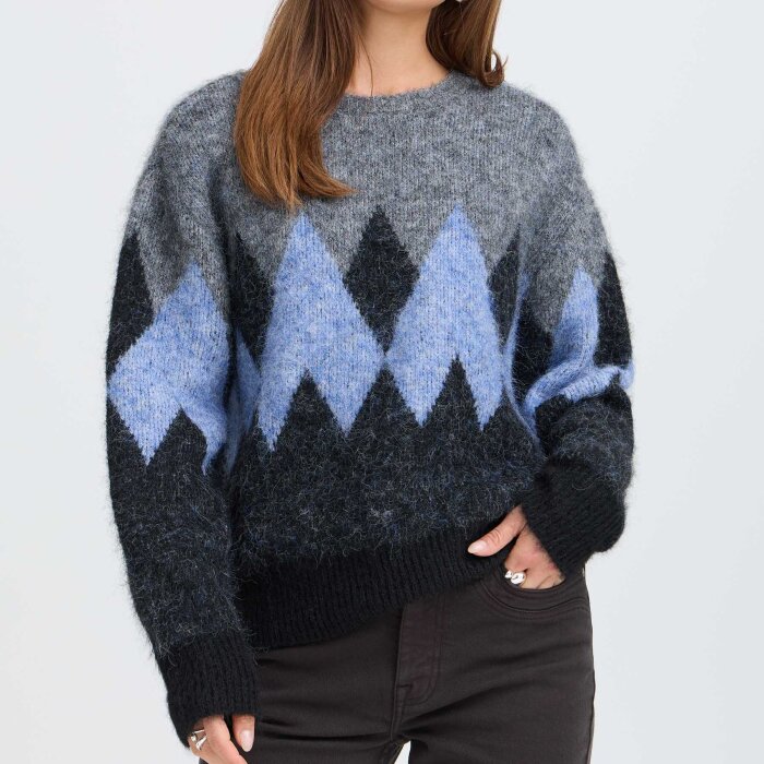 Pulz Jeans ( Dame )  - PULZ - PZESTEL | STRIK GREY MELANGE
