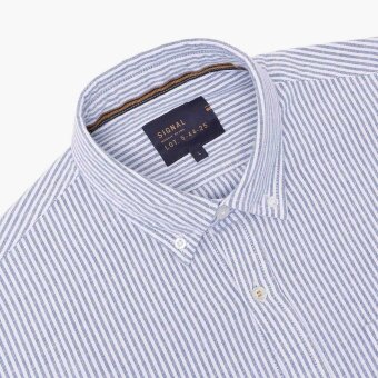 Signal - Signal - ScottSI Oxford Shirt | Skjorte Blue Calm stripe