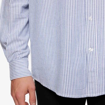 Signal - Signal - ScottSI Oxford Shirt | Skjorte Blue Calm stripe