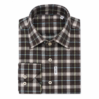 Limited Edition - Limited edition - Brushed check shirt | Skjorte Brown
