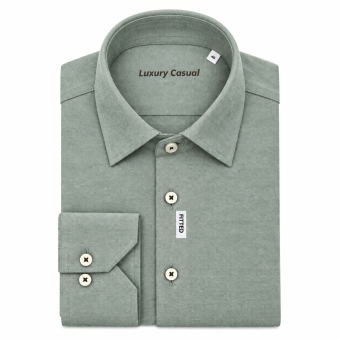 Limited Edition - Due Signori - Brushed shirt | Skjorte Green