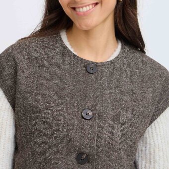 FRANSA - FRANSA - FRVEA VE | VEST HOT FUDGE