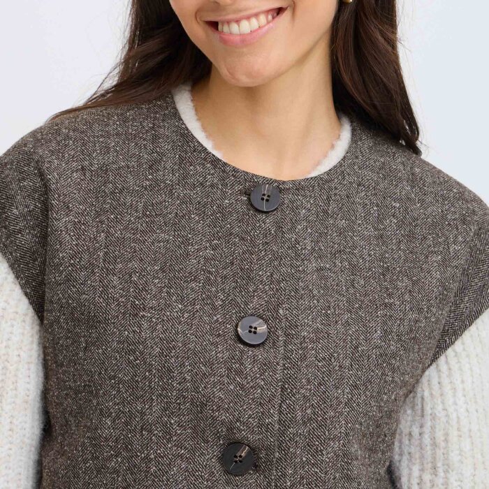 FRANSA - FRANSA - FRVEA VE | VEST HOT FUDGE